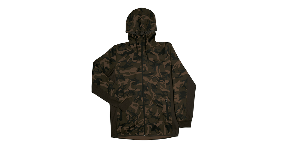 Fox Chunk Camo Dark Khaki Track Hoody Ruh zat